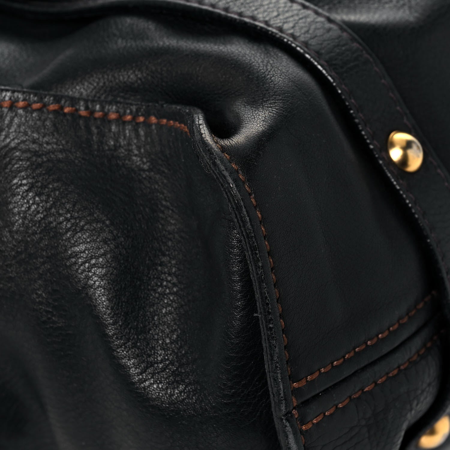 Miu Miu Vitello Lux Peggy Bow Tote Black 7 of 16