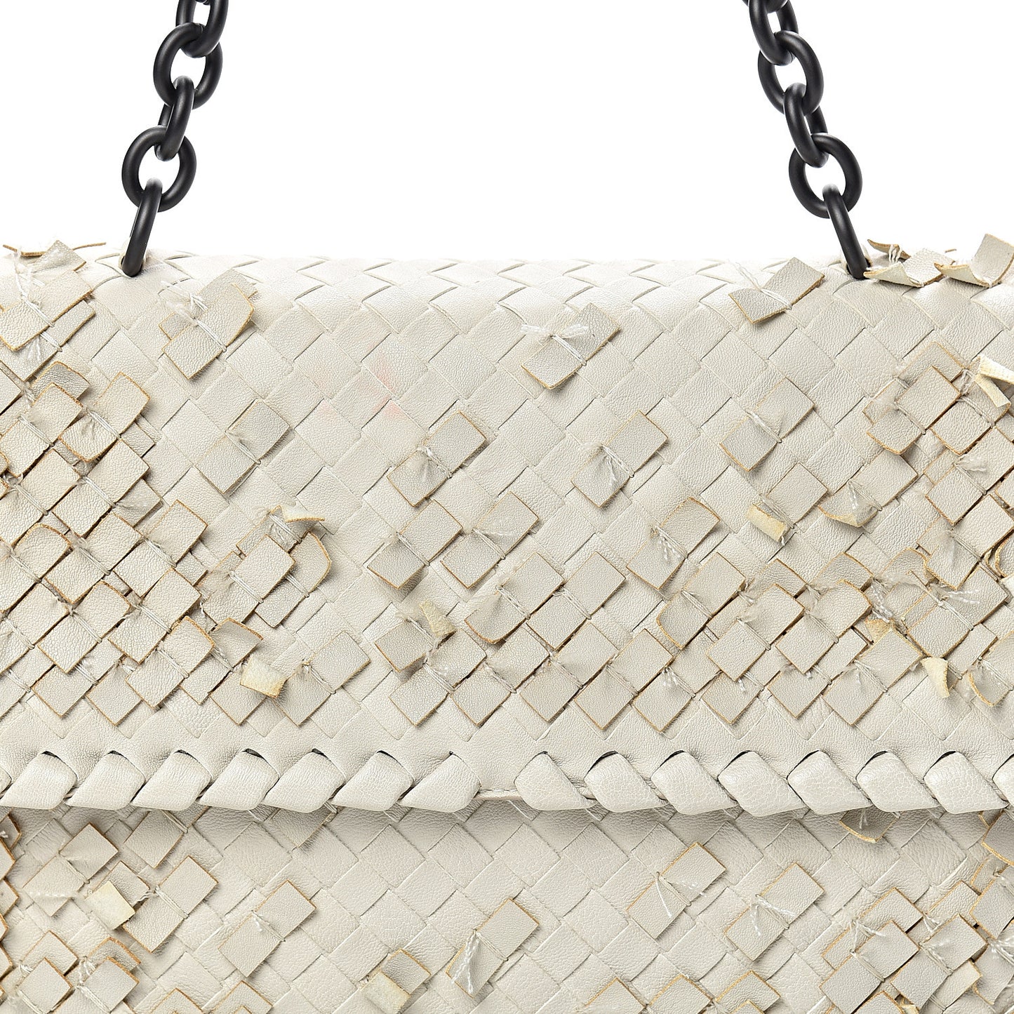 Nappa Tobu Intrecciato Olimpia Shoulder Bag Mist