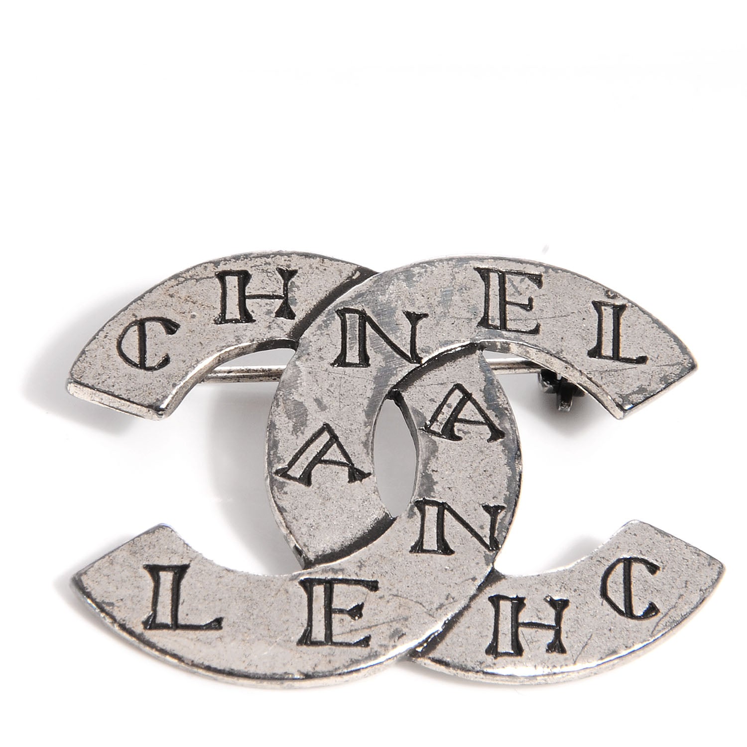 Chanel CC Brooch Silver 1 of 4