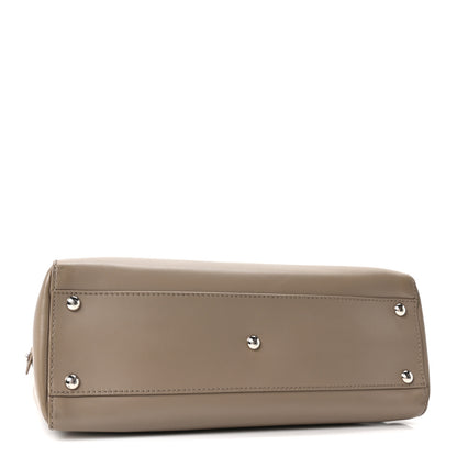 Fendi Vitello Morgan Shiny Nappa Medium Peekaboo Iconic Satchel Tortora 4 of 10