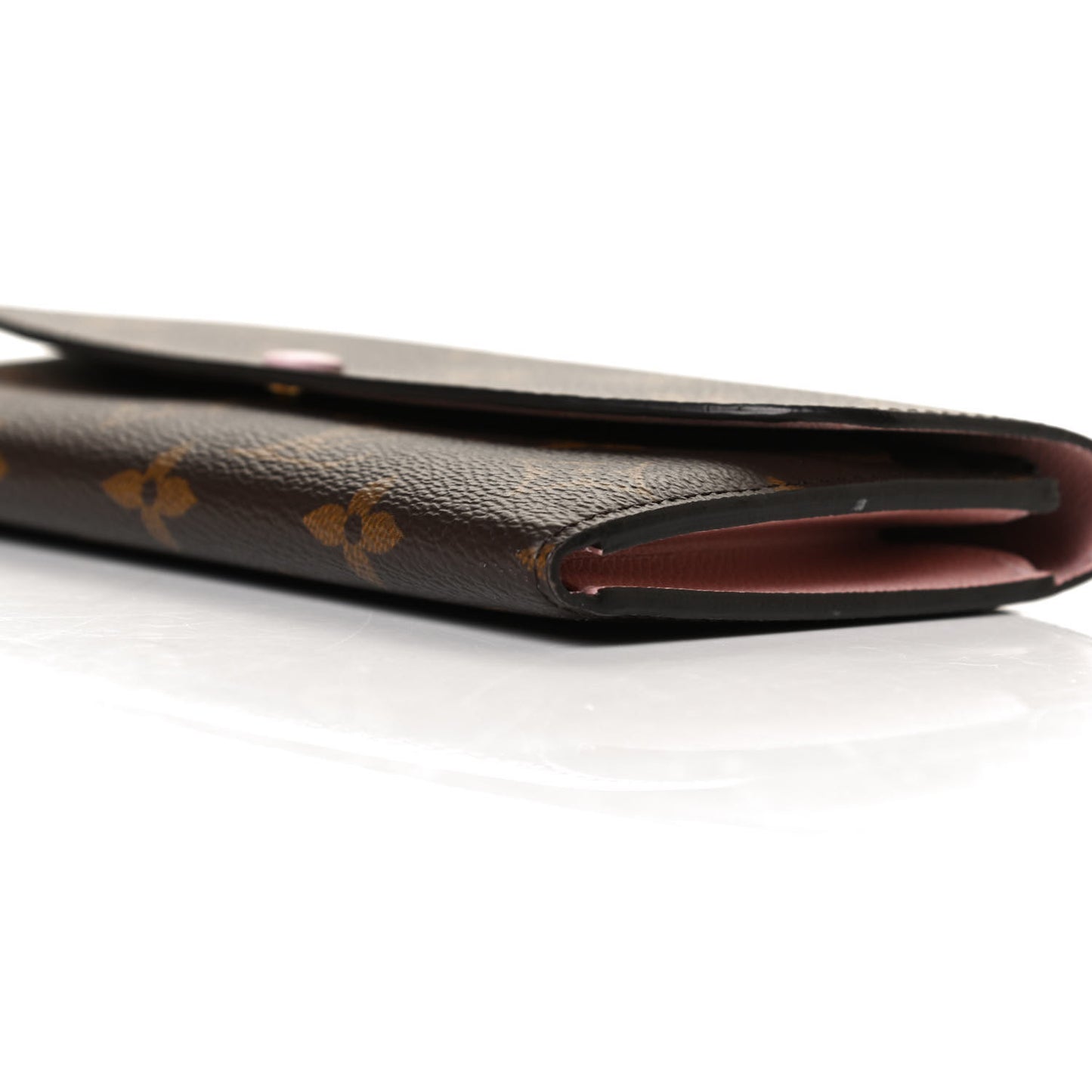 Monogram Emilie Wallet Rose Ballerine