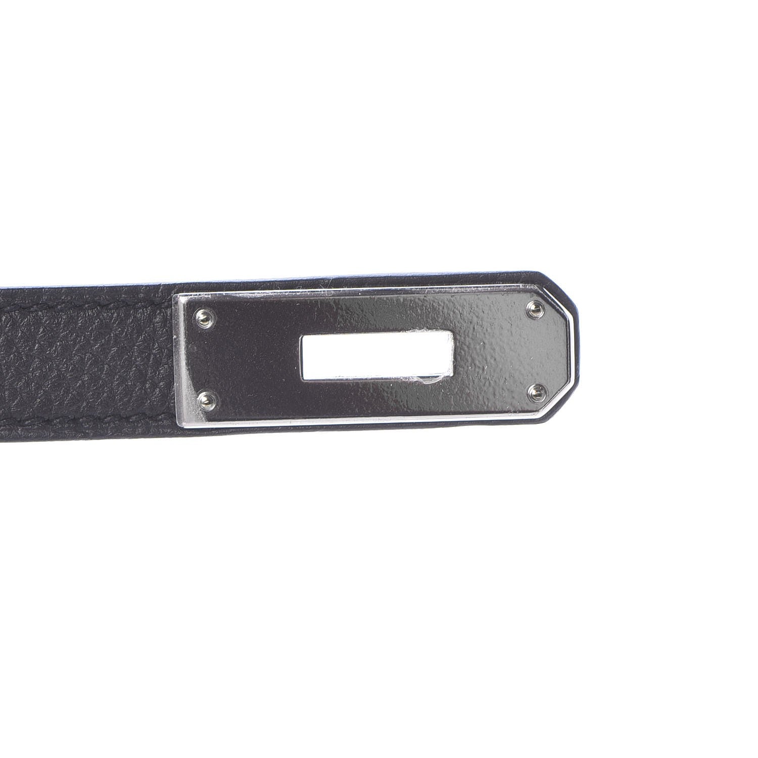 Hermes Togo Verso Kelly Retourne 35 Black Bleu Agate 18 of 40