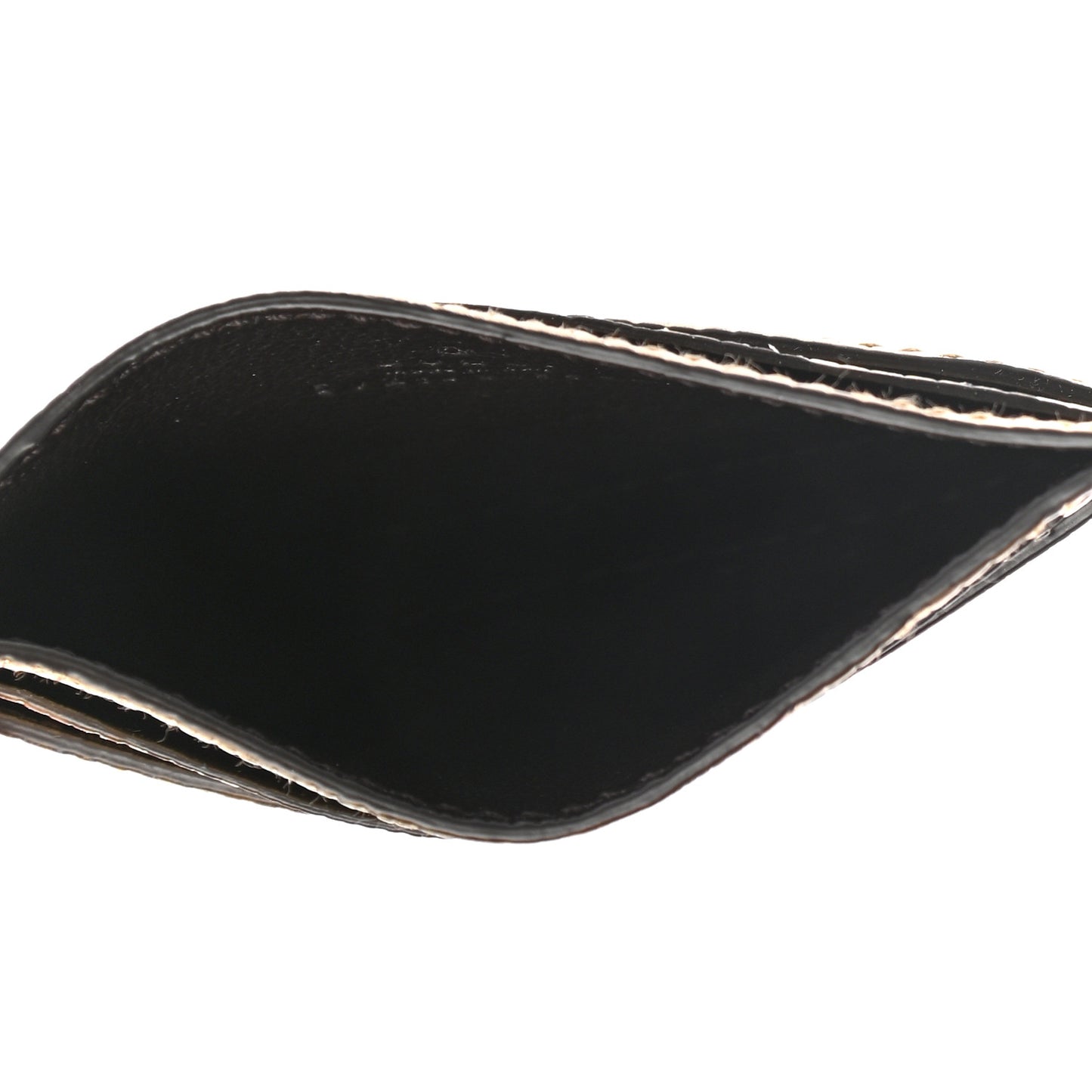 Laminated Lizard GG Marmont Card Holder Gold