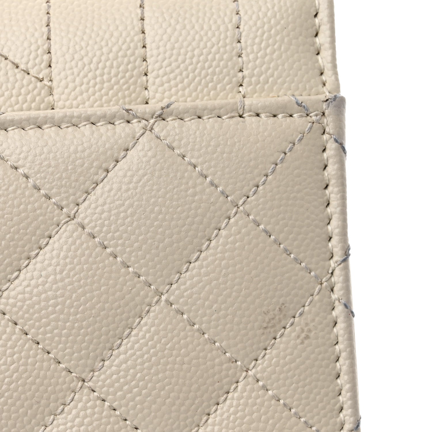 Saint Laurent Grain De Poudre Textured Mixed Matelasse Medium Triquilt Monogram Satchel Crema Soft 18 of 20