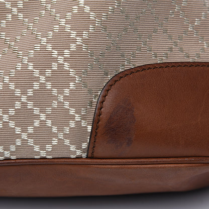 Gucci Diamante Calfskin Eva Hobo Brown 11 of 12