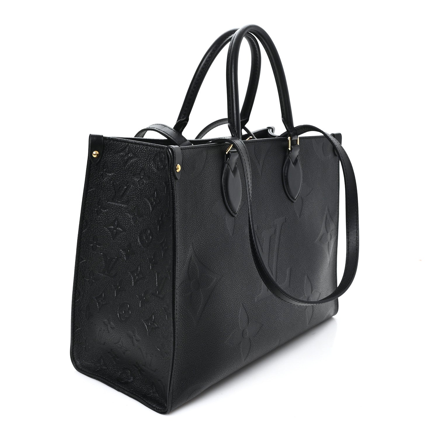 Louis Vuitton Empreinte Monogram Giant Onthego MM Black 3 of 10