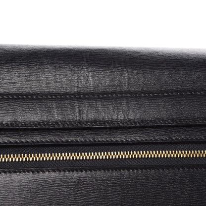 Celine Liege Calfskin Small Trapeze Black 9 of 10
