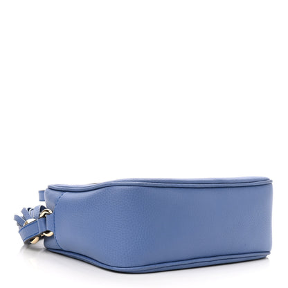 Gucci Pebbled Calfskin Small Soho Disco Bag Periwinkle 3 of 9