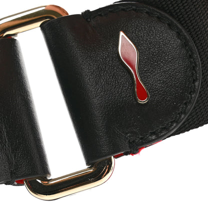 Christian Louboutin Calfskin Marie Jane Love Belt Bag Black Platine 8 of 11