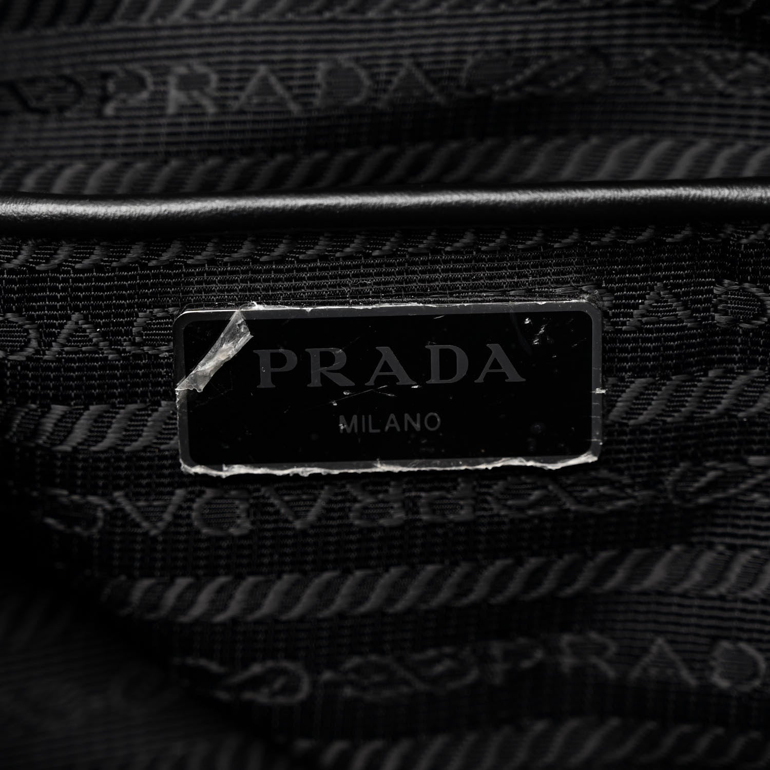 Prada Tessuto Nylon Vitello Backpack Black 7 of 11