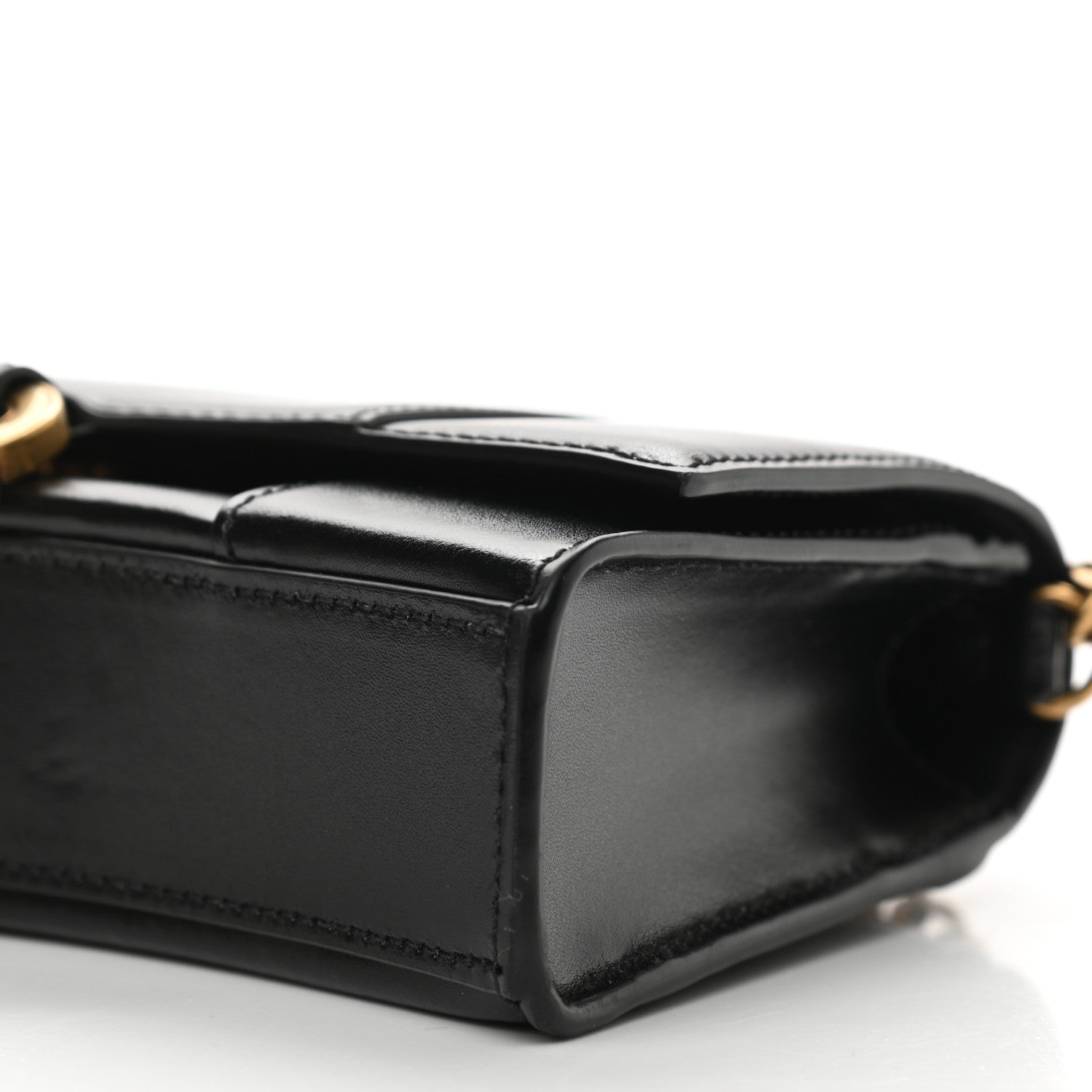 Balenciaga Shiny Box Calfskin Hourglass Chain Bag Black 9 of 9