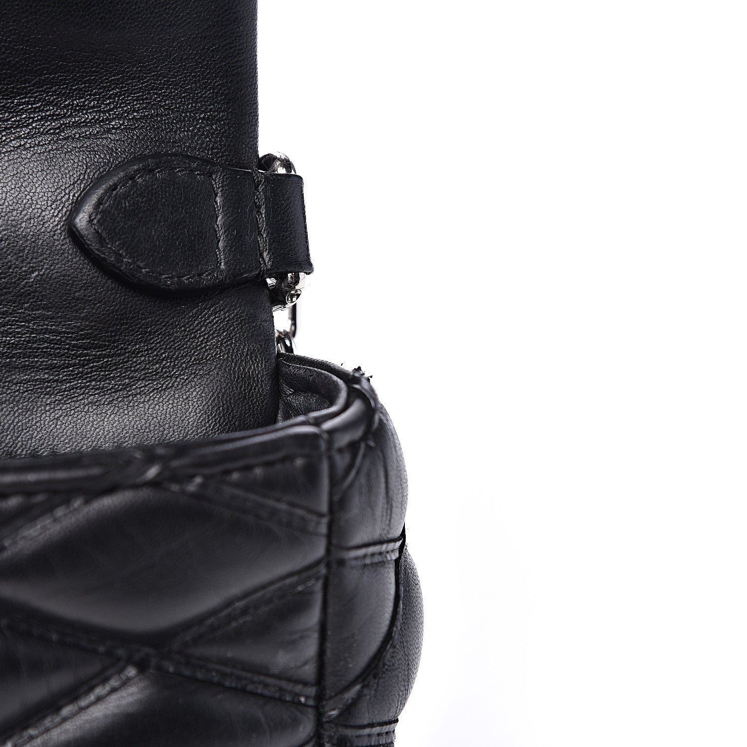 Louis Vuitton Lambskin Malletage GO-14 PM Black 14 of 17