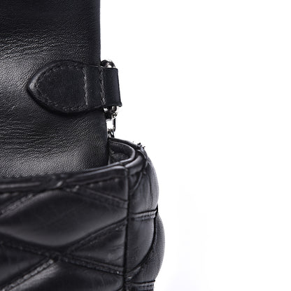 Louis Vuitton Lambskin Malletage GO-14 PM Black 14 of 17