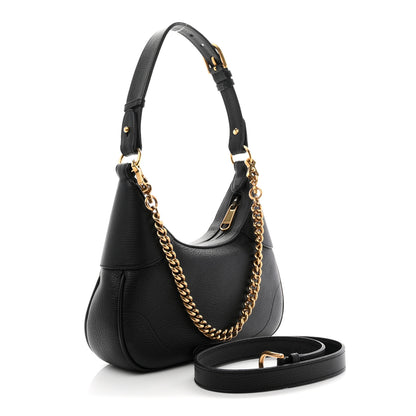 Gucci Goatskin Small Aphrodite Shoulder Bag Black 3 of 10