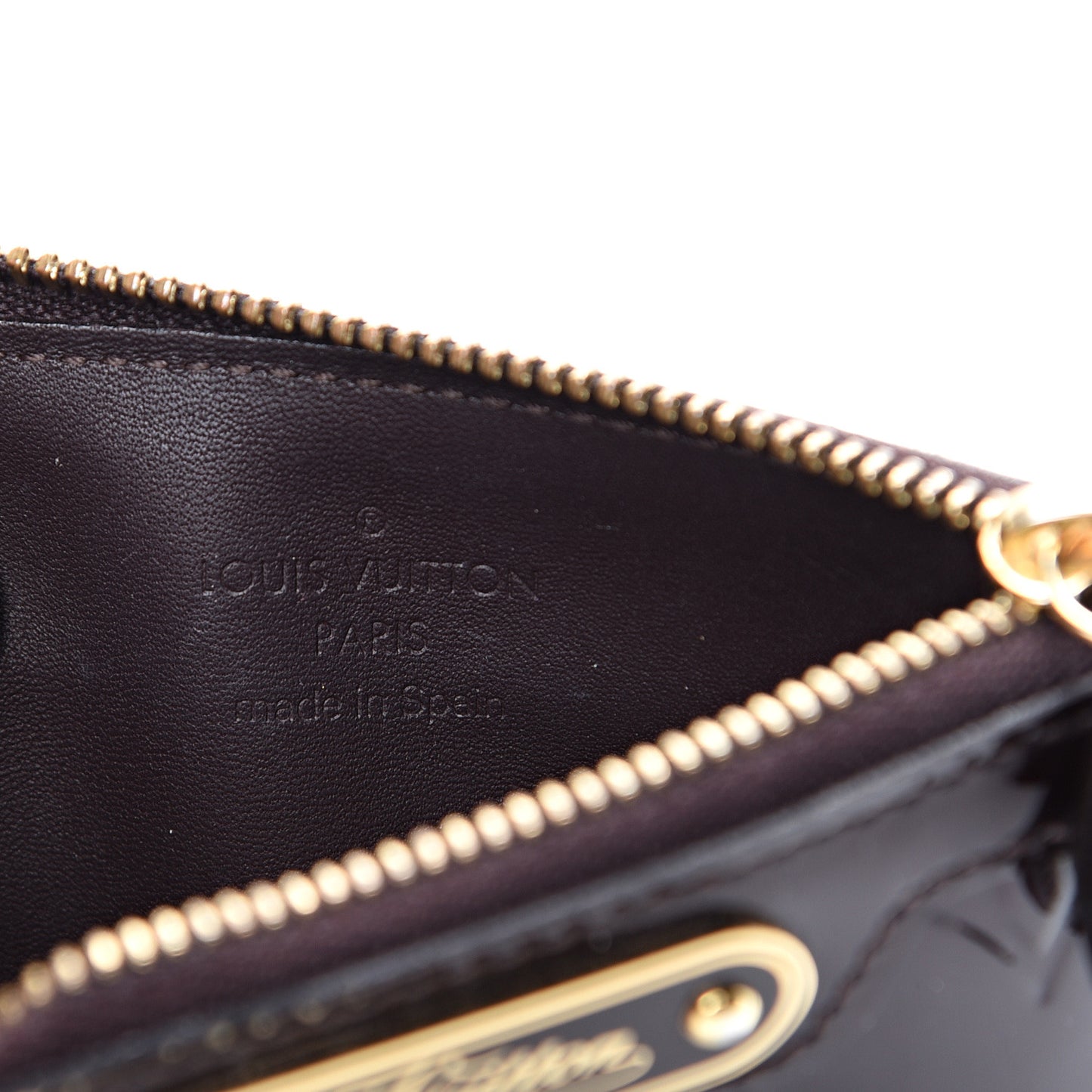 Vernis Key Pouch Amarante