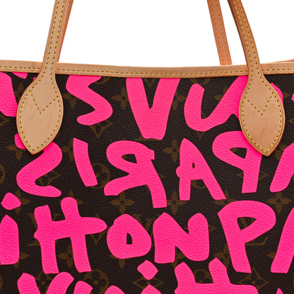 Louis Vuitton Monogram Graffiti Neverfull GM Fuchsia 7 of 13