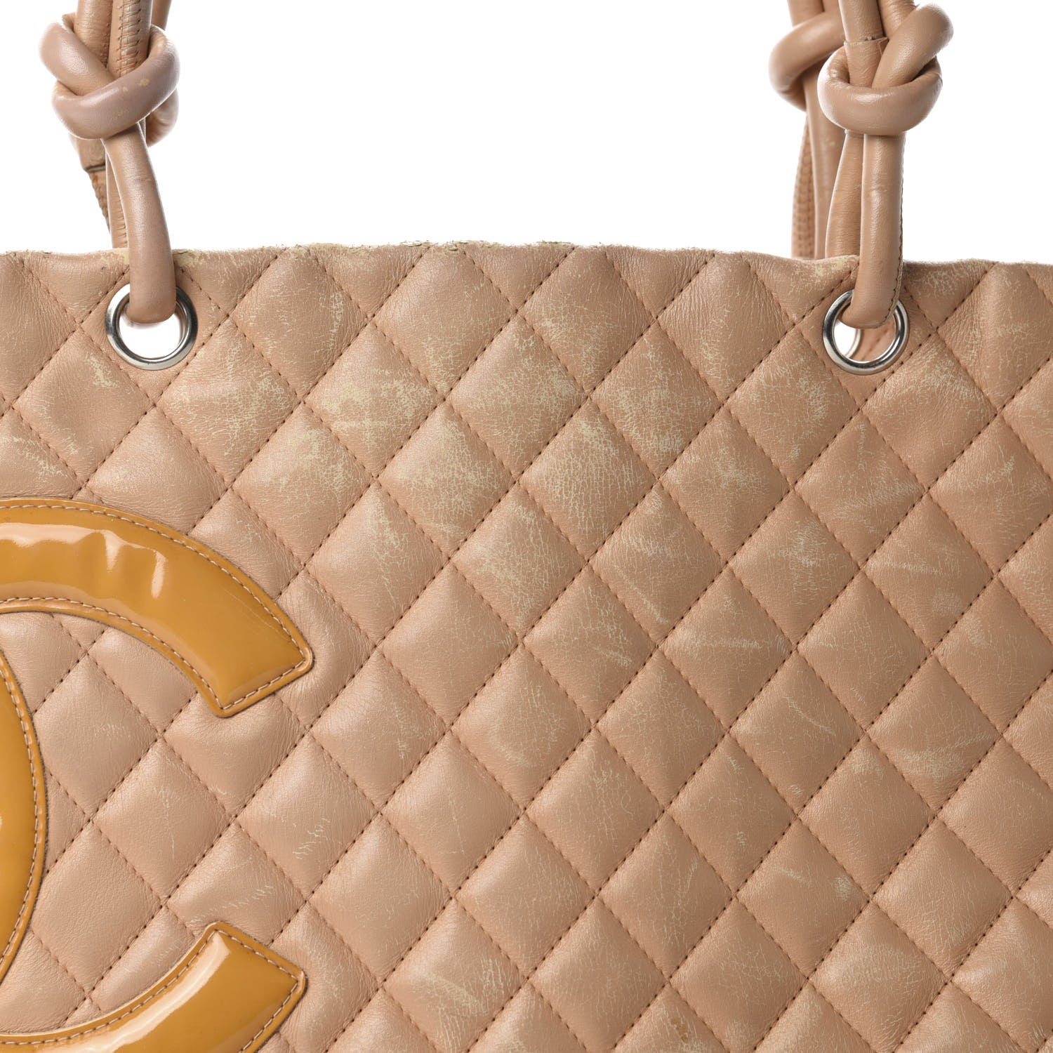 Chanel Calfskin Quilted Large Cambon Tote Beige 23 of 28