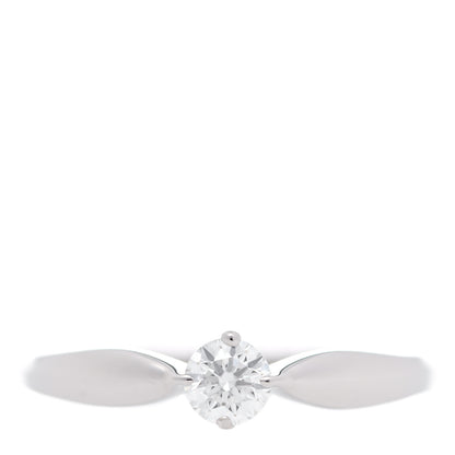 Bulgari Platinum Diamond .23ct Dedicata a Venezia Solitaire Engagement Ring 48 4.5 1 of 7