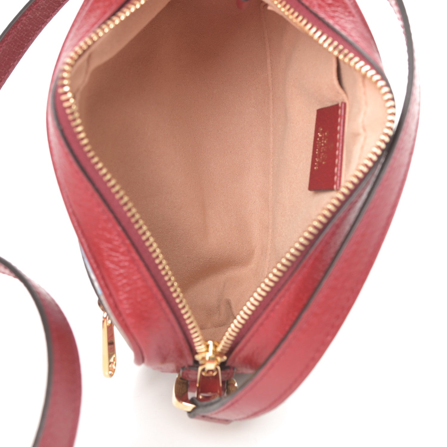 Gucci X DORAEMON Mini Vintage GG Supreme Monogram Camera Bag Beige Cherry Red 5 of 12