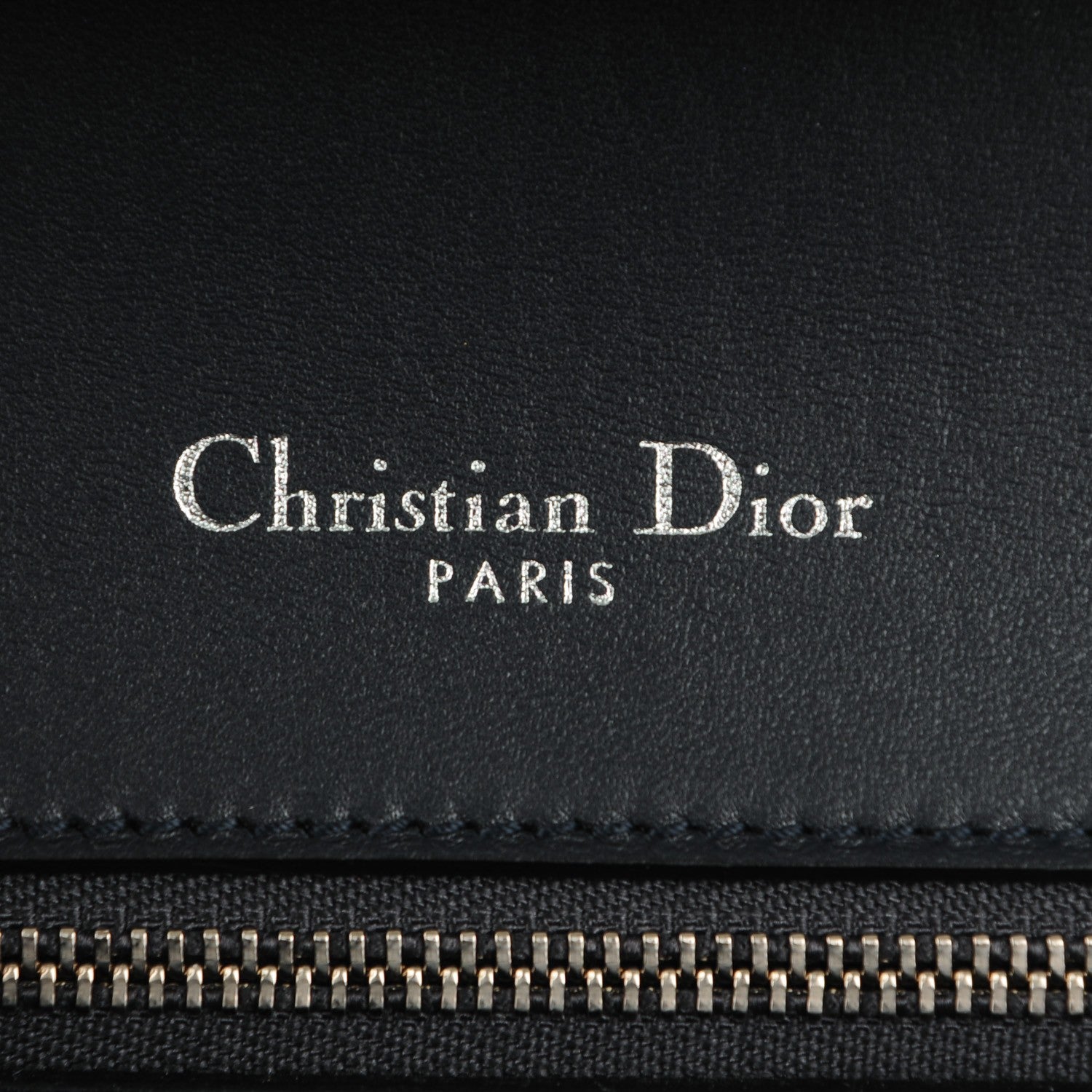 Christian Dior Metallic Patent Micro-Cannage Medium Diorama Flap Bag Silver 6 of 8