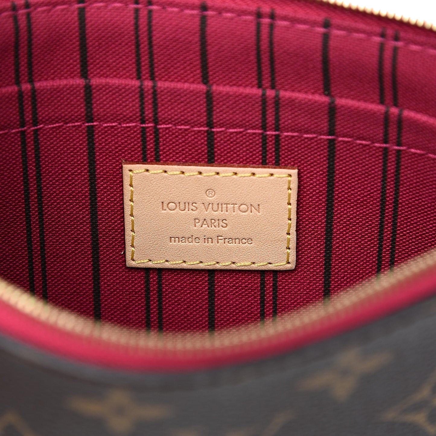Monogram Neverfull MM GM Pochette Pivoine