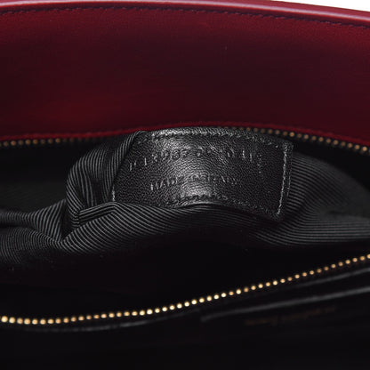Saint Laurent Calfskin Small Sac De Jour Oxblood 9 of 12