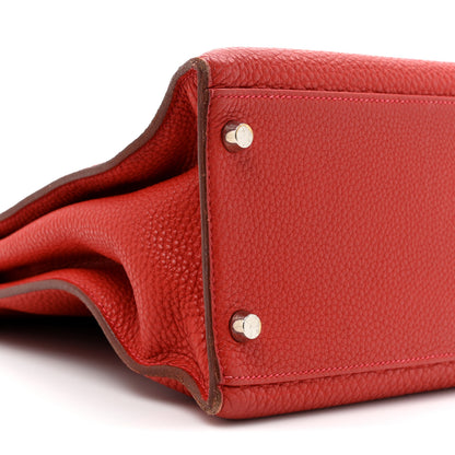 Hermes Togo Kelly Sellier 32 Rouge Vif 10 of 16