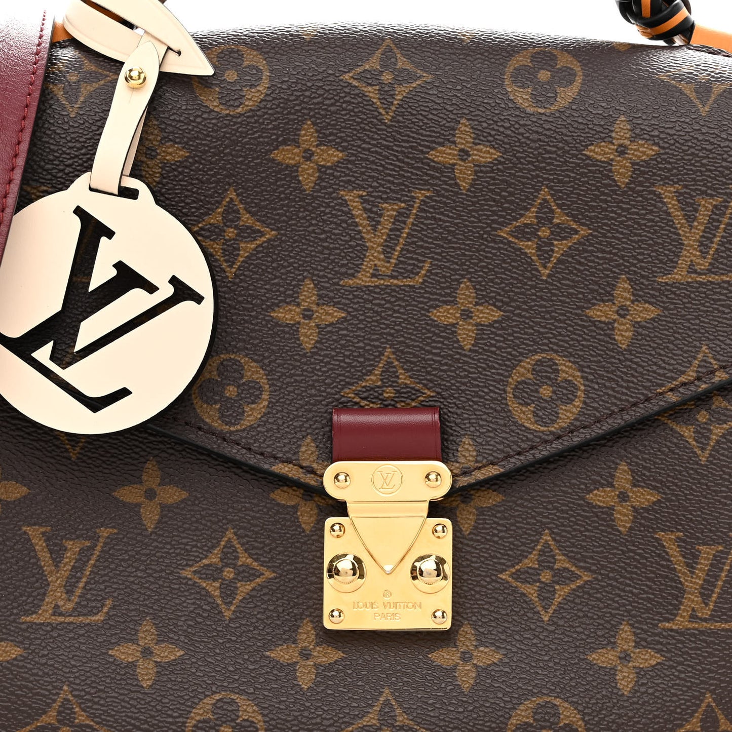 Monogram Braided Pochette Metis Safran