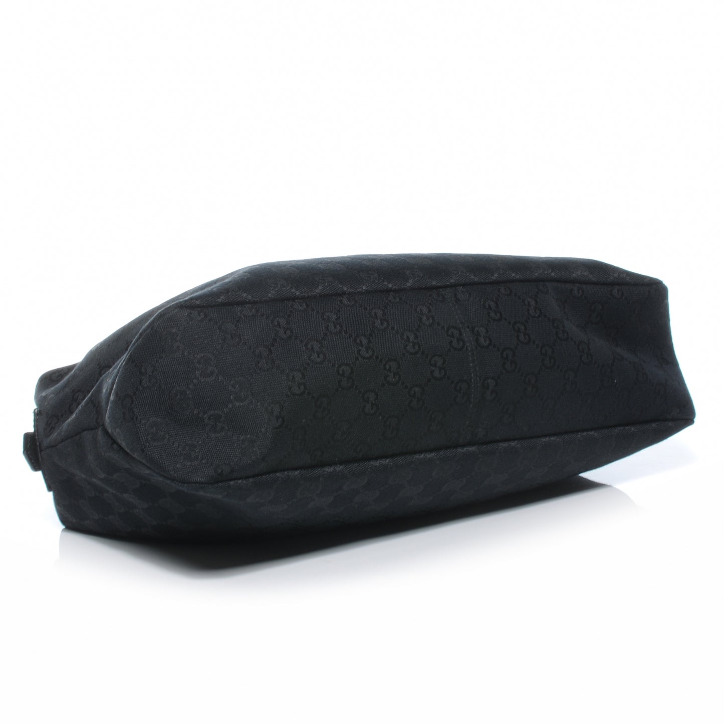 Monogram Medium Horsebit Chain Hobo Bag Black