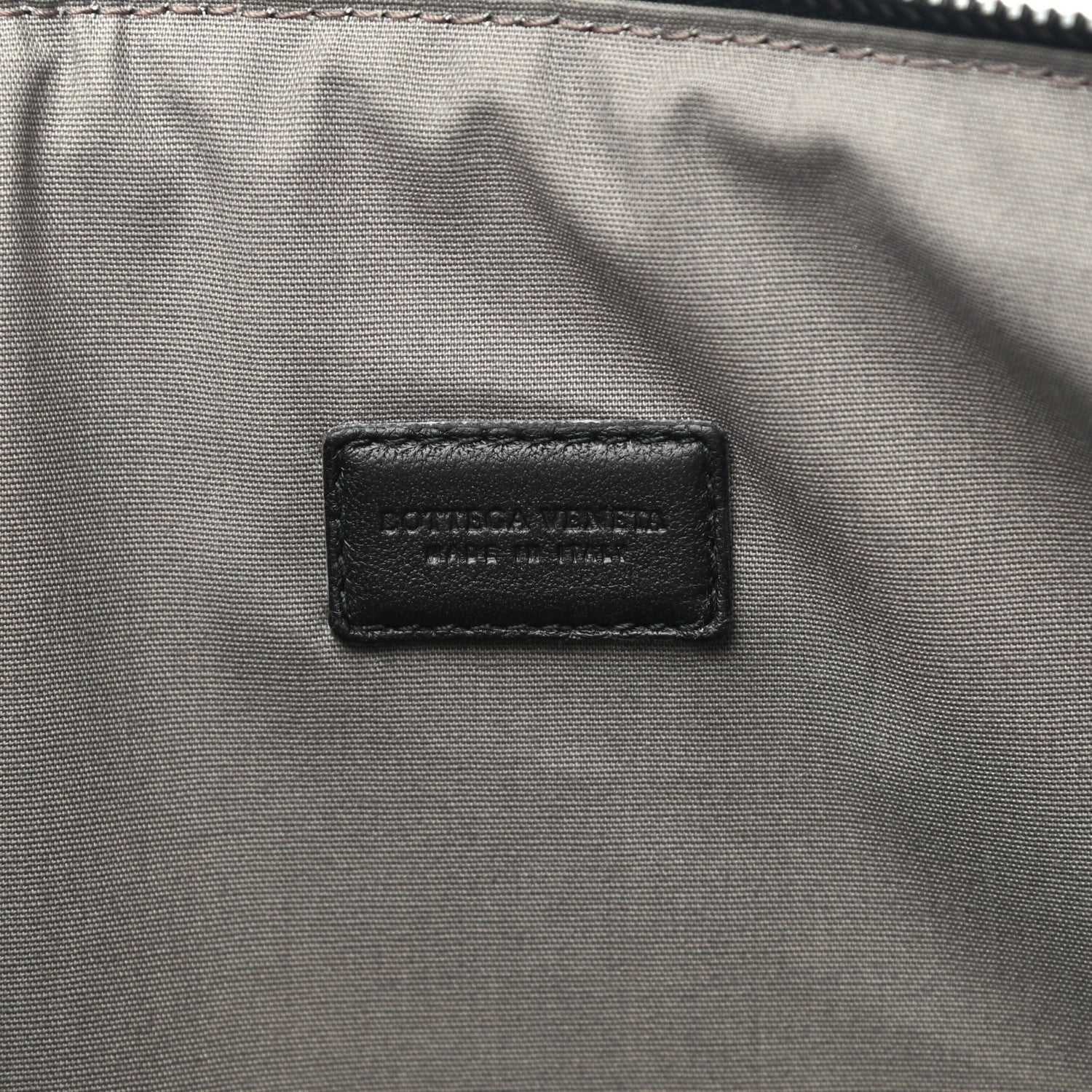Bottega Veneta Nappa Intrecciato Large Zip Pouch Black 6 of 7