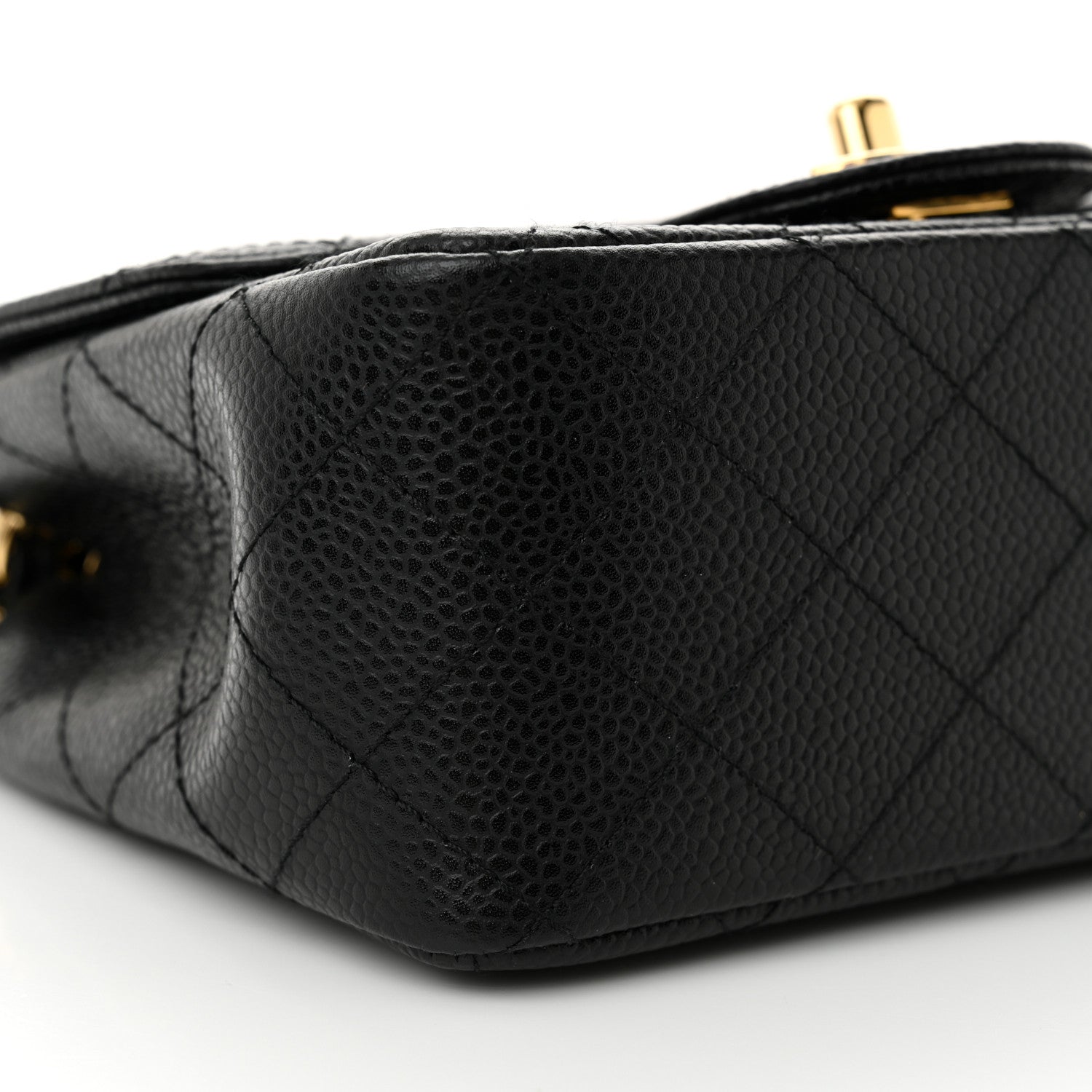 Chanel Caviar Quilted Mini Square Flap Black 9 of 11