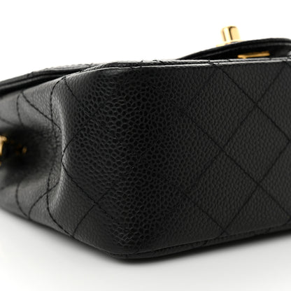 Chanel Caviar Quilted Mini Square Flap Black 9 of 11
