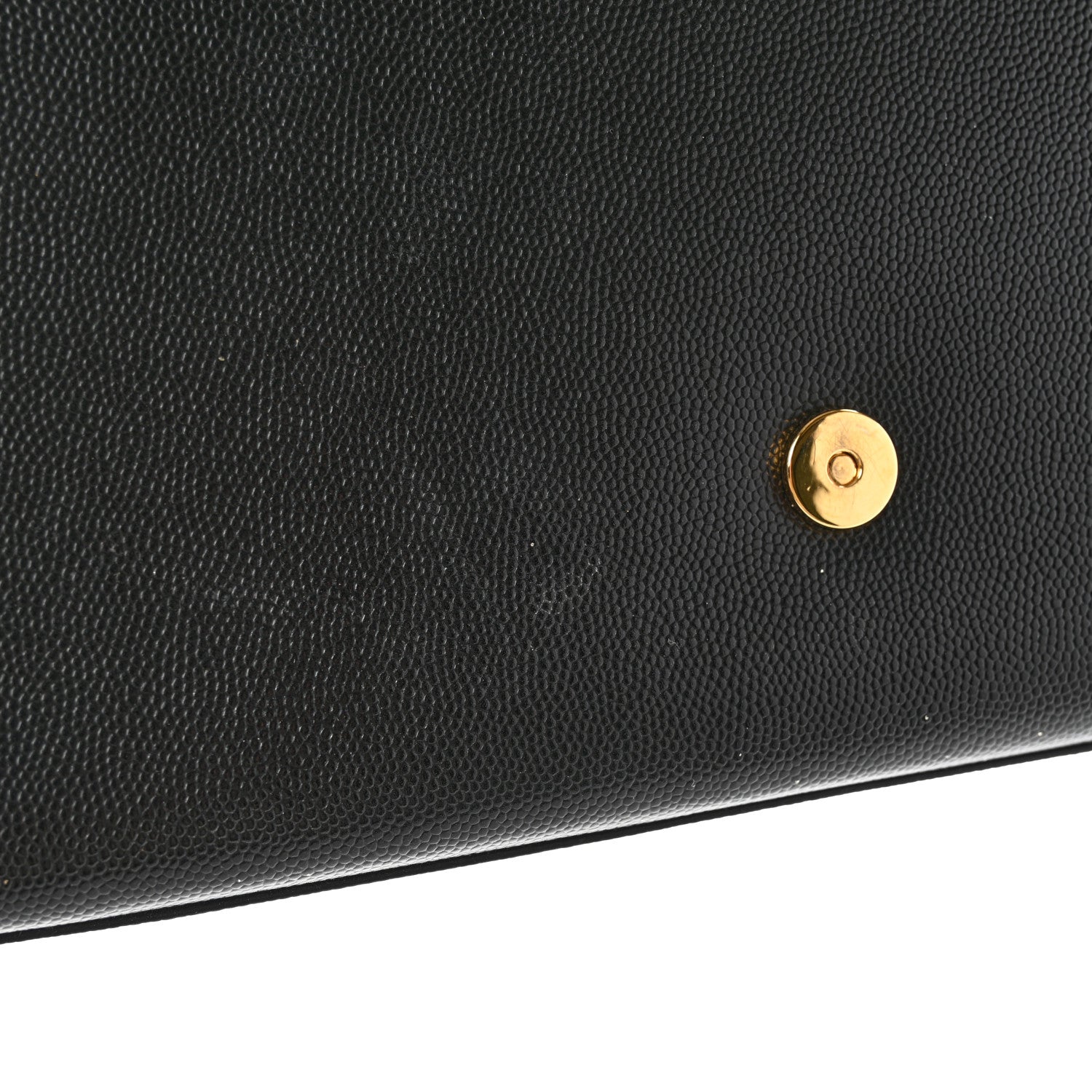 Saint Laurent Grain De Poudre Monogram Cassandre Clutch Black 10 of 13