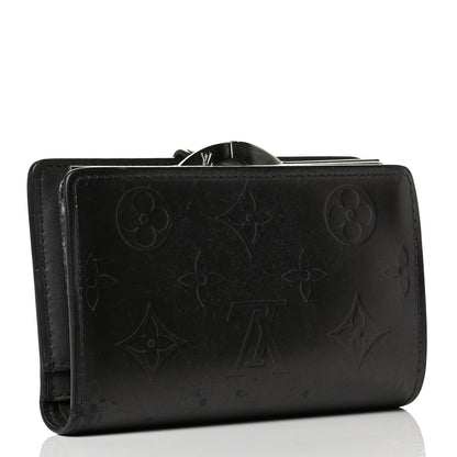 Louis Vuitton Mat Monogram French Purse Wallet Black 2 of 8