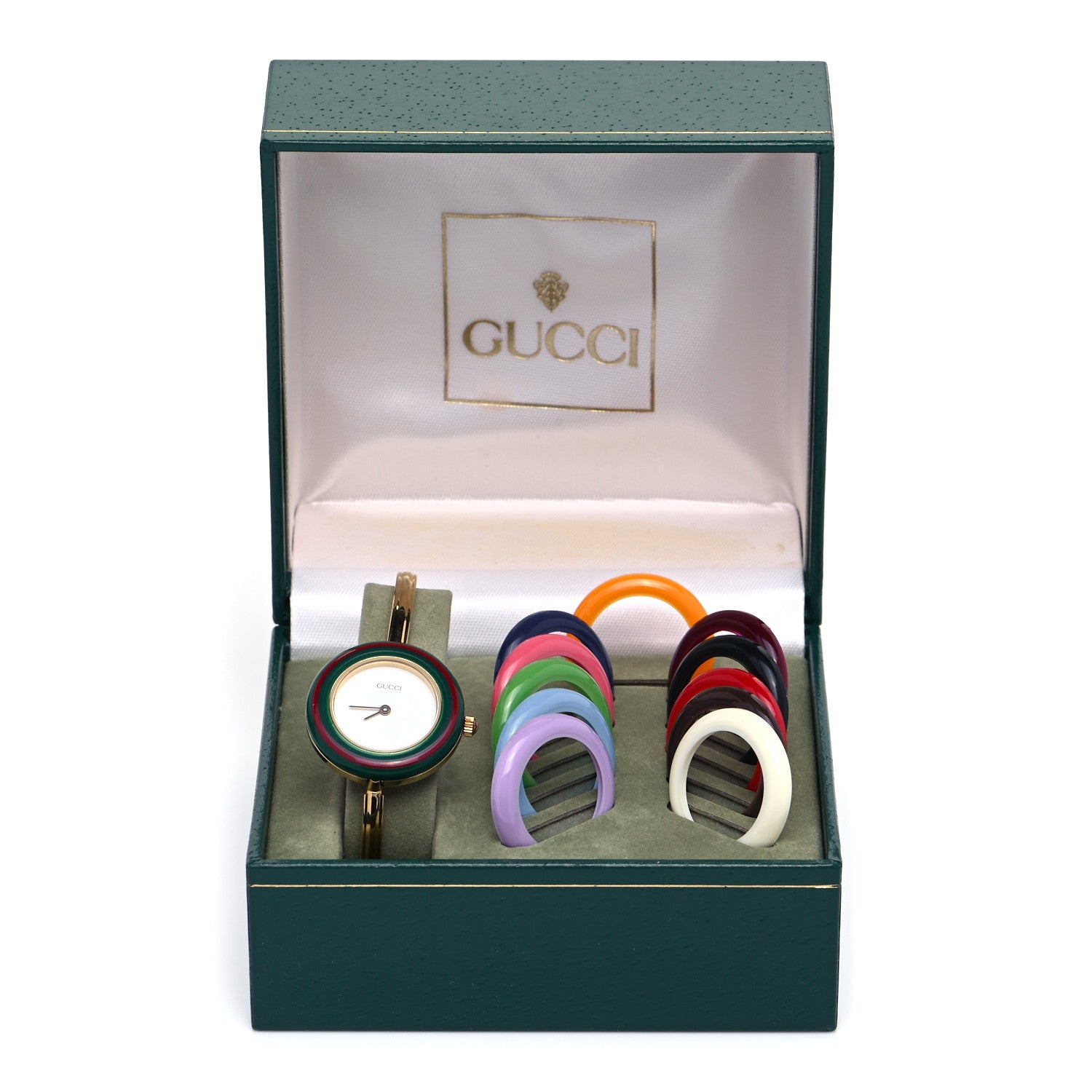 Gucci Stainless Steel 26mm Interchangeable Bezel Quartz Watch