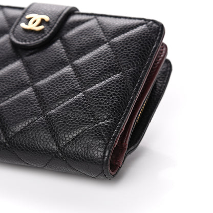 Chanel Caviar Quilted Zipped Pocket Wallet Black 9 of 13