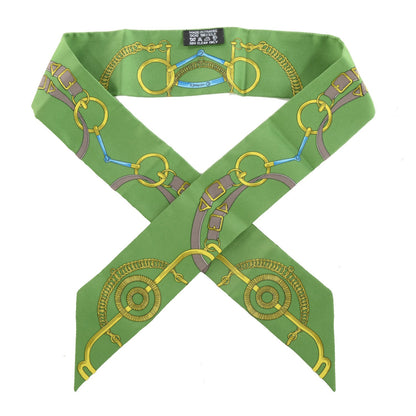 Hermes Silk Eperon D'Or Twilly 1 of 4