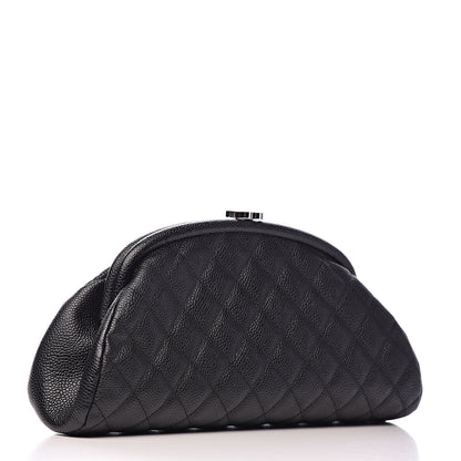 Chanel Caviar Quilted Timeless Clutch Black 3 of 13