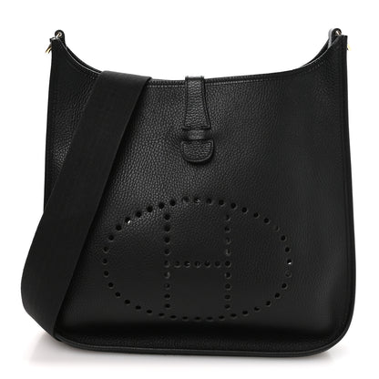 Hermes Taurillon Clemence Evelyne GM Black 1 of 11