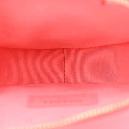 Chanel Lambskin Quilted CC In Love Heart Clutch With Chain Pink 5 of 11