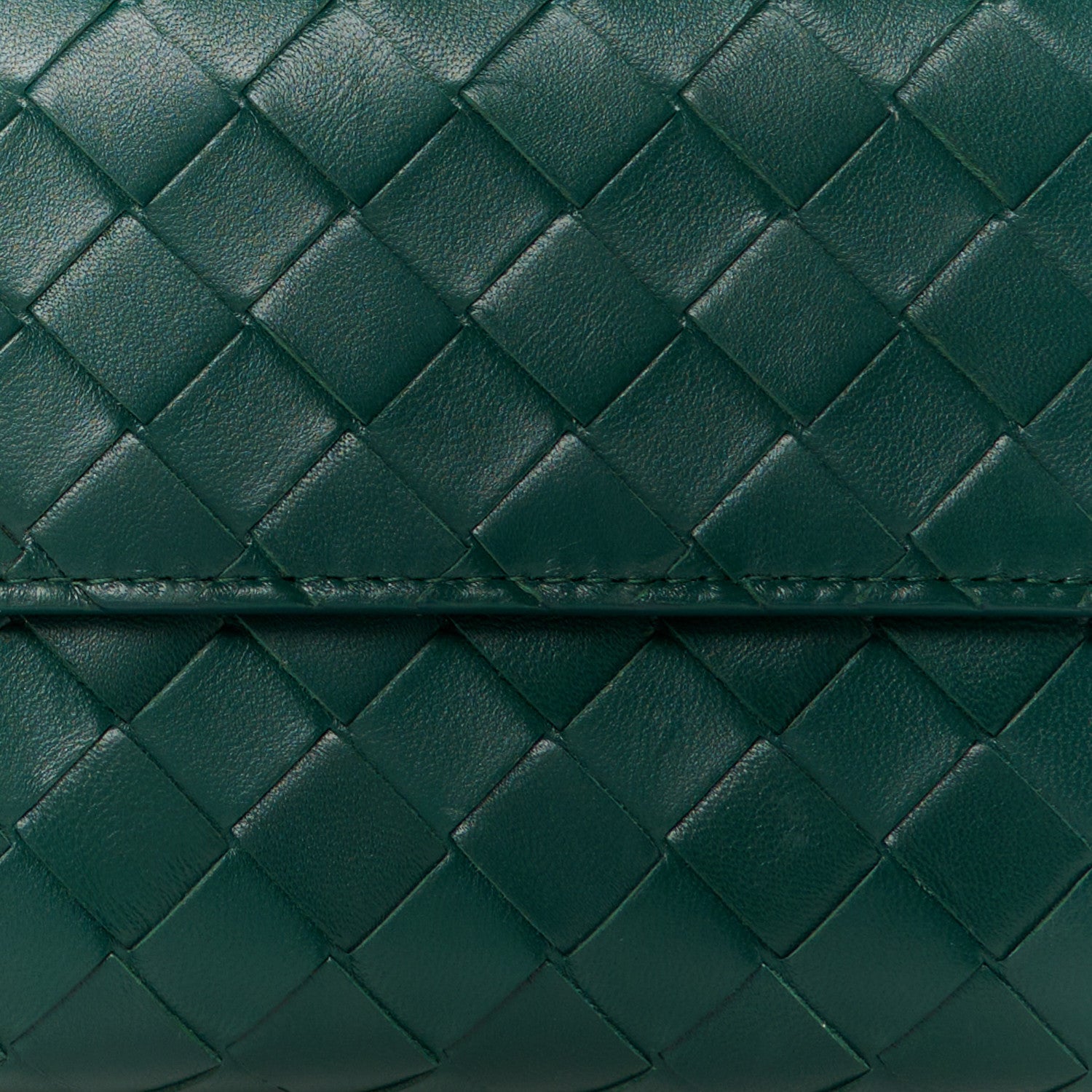 Bottega Veneta Nappa Intrecciato Long Andiamo Top Handle Clutch Emerald Green 8 of 8