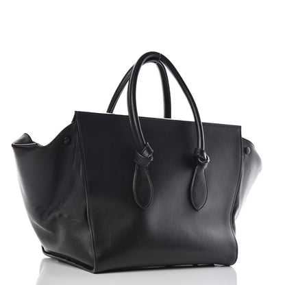 Celine Smooth Calfskin Large Tie Knot Tote Black 3 of 25