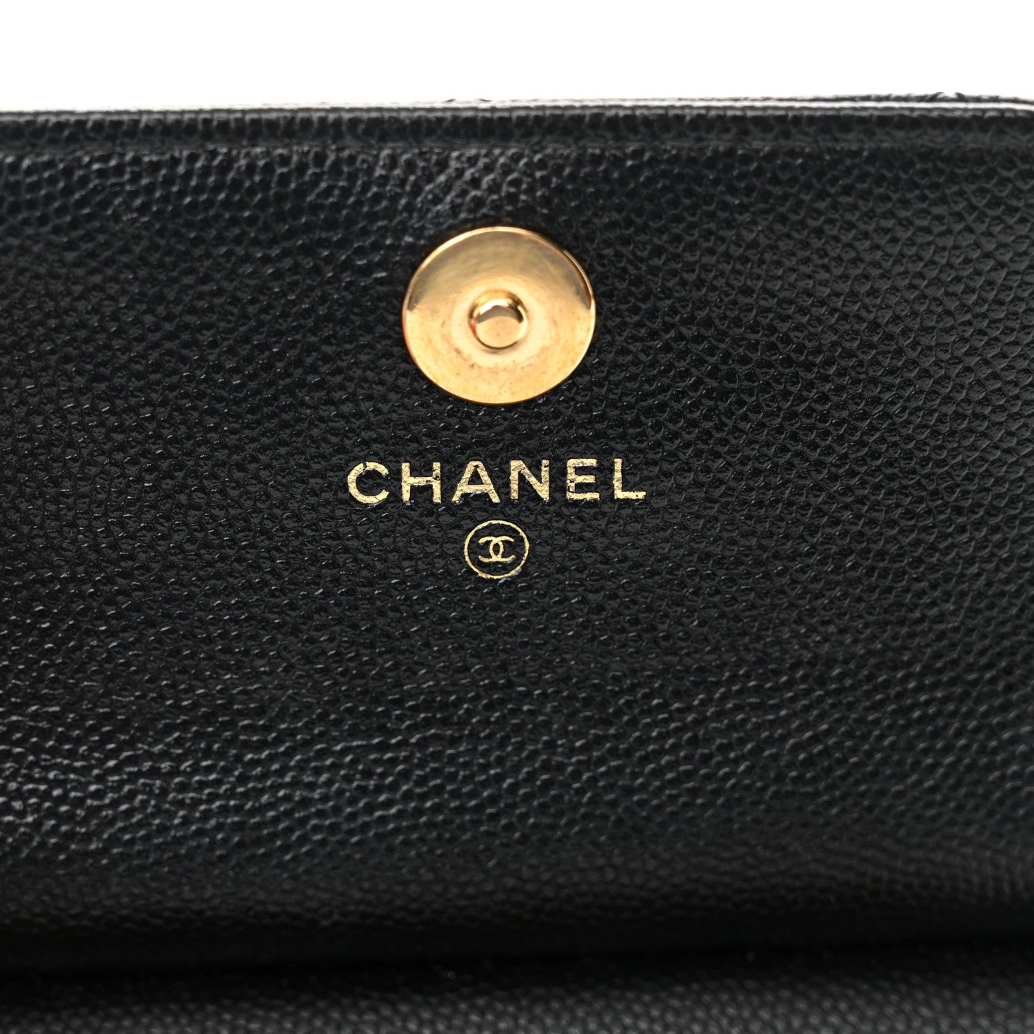 Chanel Caviar Quilted Mini Flap Clutch With Chain Black 6 of 11