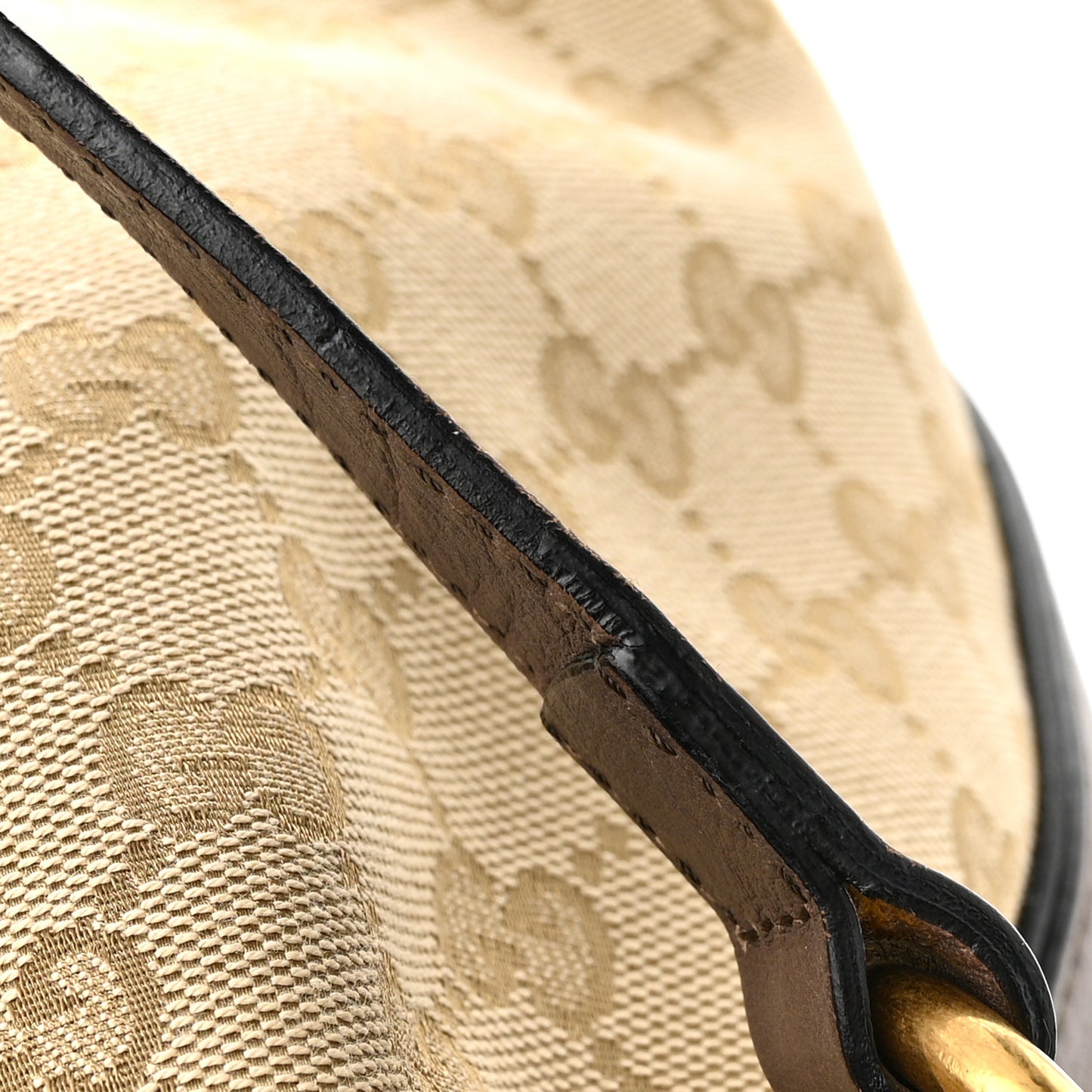 Monogram Web Medium Rania Top Handle Bag Brown