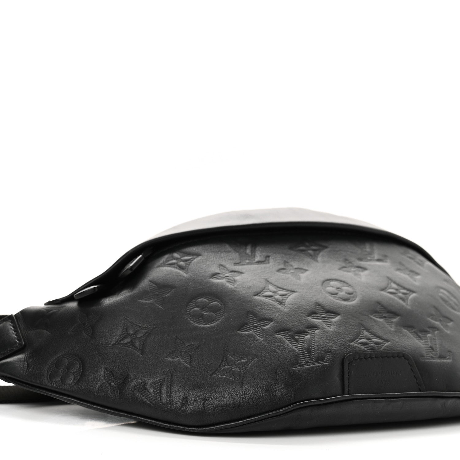 Louis Vuitton Calfskin Monogram Shadow Discovery Bumbag Black