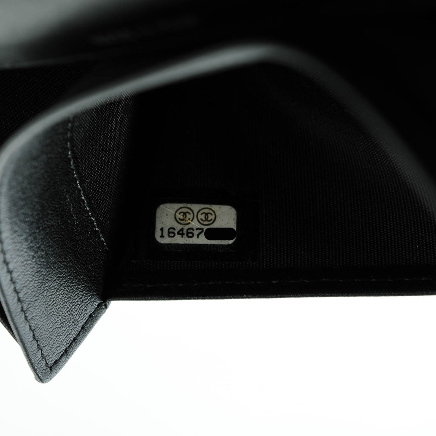Caviar CC Long Flap Wallet Black