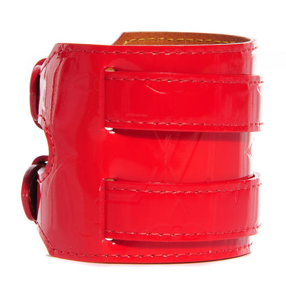Louis Vuitton Vernis Charlton Bracelet Rouge 3 of 7
