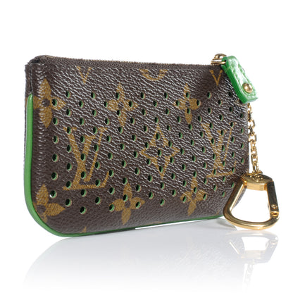 Louis Vuitton Monogram Perforated Key Pouch Green 3 of 7
