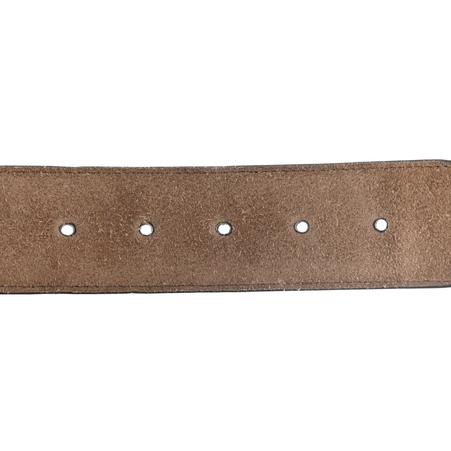 Gucci GG Supreme Monogram Suede Dionysus 40mm Belt 75 30 Beige Taupe 5 of 9