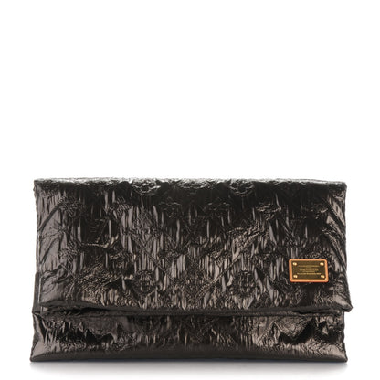 Louis Vuitton Jacquard Quilted Monogram Limelight Clutch PM Black 1 of 7